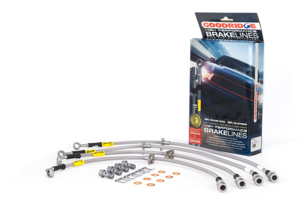 Goodridge 09-13 Subaru Forester (All Models) SS Brake Line Kit - Premium Brake Line Kits from Goodridge - Just 892.41 SR! Shop now at Motors