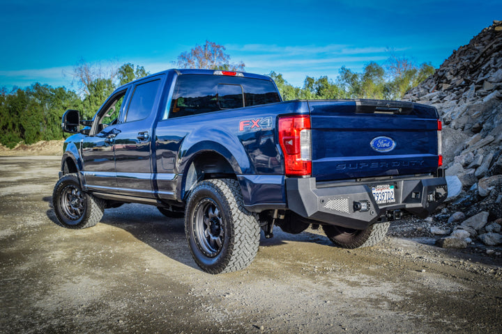 DV8 Offroad 2017+ Ford F-250/350/450 Rear Bumper - Premium Bumpers - Steel from DV8 Offroad - Just 3347.62 SR! Shop now at Motors