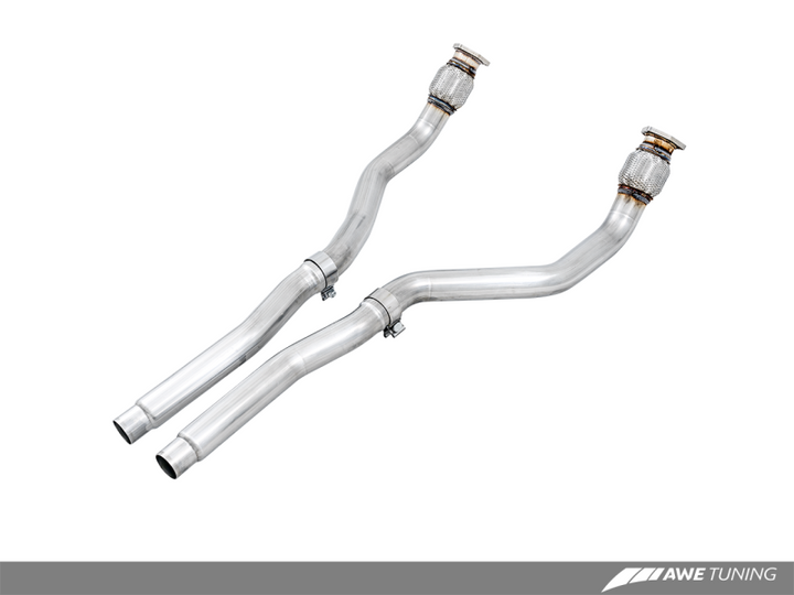 AWE Tuning Audi B8 3.0T Non-Resonated Downpipes for S4 / S5 - Premium Downpipes from AWE Tuning - Just 2728.52 SR! Shop now at Motors