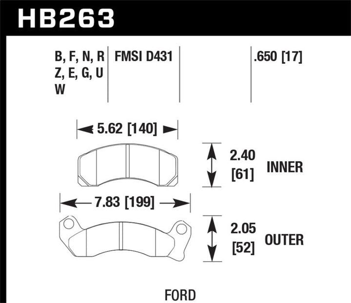 Hawk HPS Street Brake Pads - Premium Brake Pads - Performance from Hawk Performance - Just 503.66 SR! Shop now at Motors