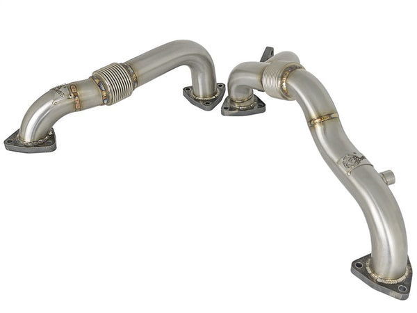 aFe Twisted Steel Header Up-Pipe 08-10 Ford Diesel Trucks V8-6.4L (td) - Premium Headers & Manifolds from aFe - Just 2925.23 SR! Shop now at Motors