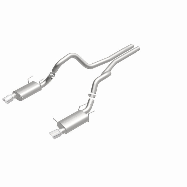 MagnaFlow 13 Ford Mustang Dual Split Rear Exit Stainless Cat Back Performance Exhaust (Street) - Premium Catback from Magnaflow - Just 4391.33 SR! Shop now at Motors