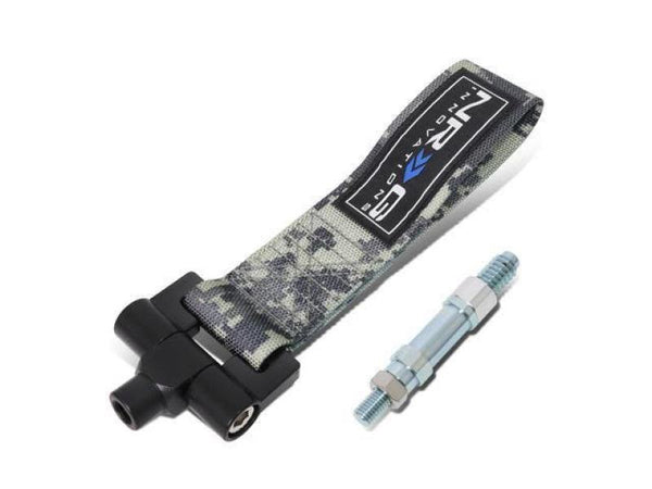 NRG Bolt-In Tow Strap Digital Camo- BMW E36 / Z3 92-97 (5000lb. Limit)