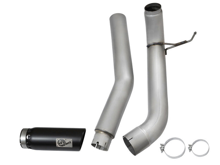 aFe LARGE BORE HD 5in DPF-Back SS Exhaust w/ Black Tip 2016 Nissan Titan 5.0L V8 (td) CC SB - Premium DPF Back from aFe - Just 2420.90 SR! Shop now at Motors