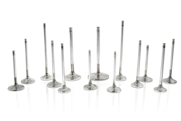 Ferrea Chevy SB 1.625in 11/32 5.010in 0.25in 14 Deg S-Flo +.100 Comp Plus Exhaust Valve - Set of 8