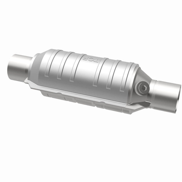 MagnaFlow Conv Univ 2.25in Inlet/Outlet Center/Center Round 11in Body L x 5.125in W x 15in Overall L - Premium Catalytic Converter Universal from Magnaflow - Just 758.68 SR! Shop now at Motors