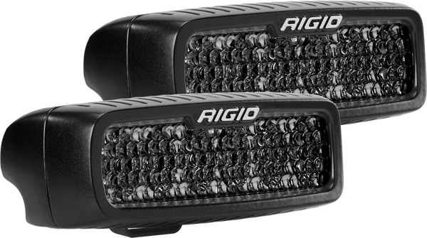 Rigid Industries SR-Q Series PRO Midnight Edition - Spot - Diffused - Pair