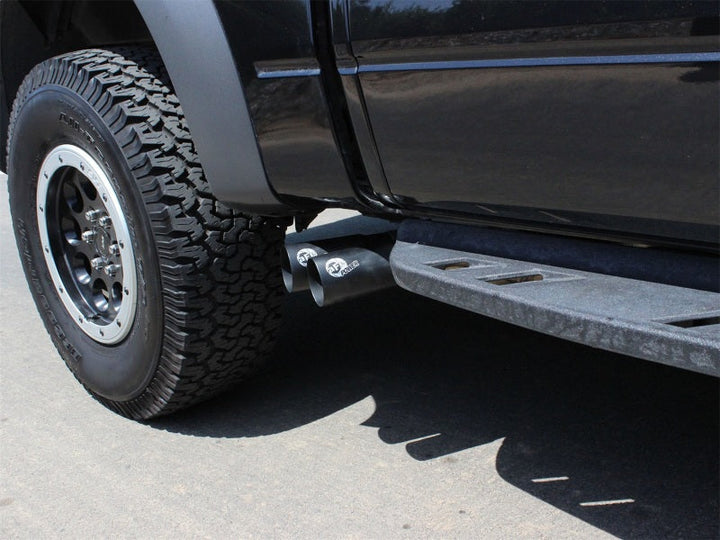 aFe Rebel Series Exhaust SS Front Side Exit CB w/ Black Tips 10-14 Ford F150 Ecoboost V8 6.2L - Premium Catback from aFe - Just 3952.57 SR! Shop now at Motors