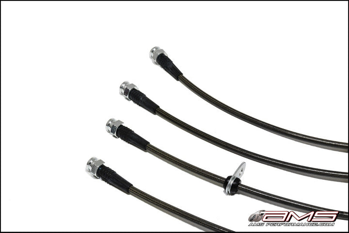 AMS Performance 08-15 Mitsubishi EVO X Stainless Steel Brake Lines (4 Lines) - Premium Brake Line Kits from AMS - Just 472.87 SR! Shop now at Motors