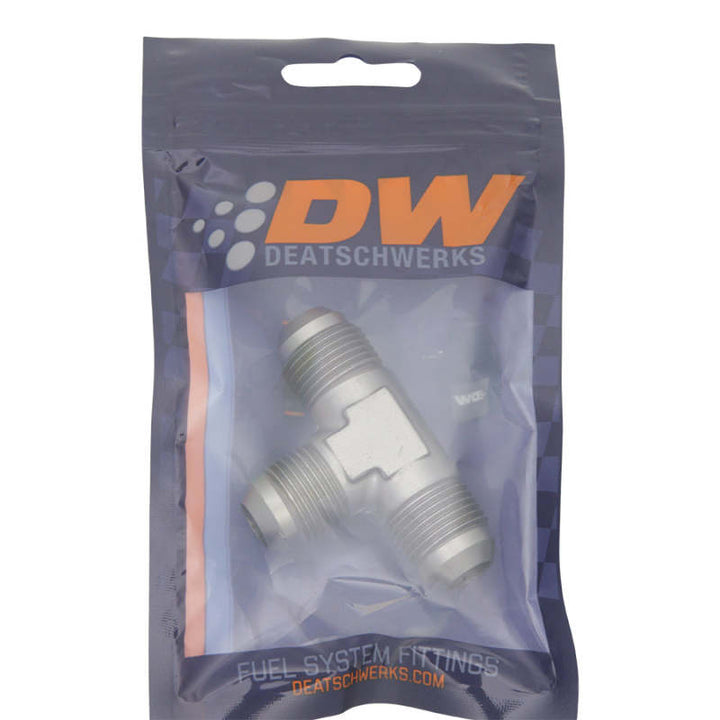 DeatschWerks 8AN Male Flare + 8AN Male Flare To 8AN Male Flare Tee Fitting - Premium Fittings from DeatschWerks - Just 63.81 SR! Shop now at Motors