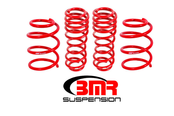 BMR 05-14 S197 Mustang GT Handling Version Lowering Springs (Set Of 4) - Red - Premium Lowering Springs from BMR Suspension - Just 1013.97 SR! Shop now at Motors