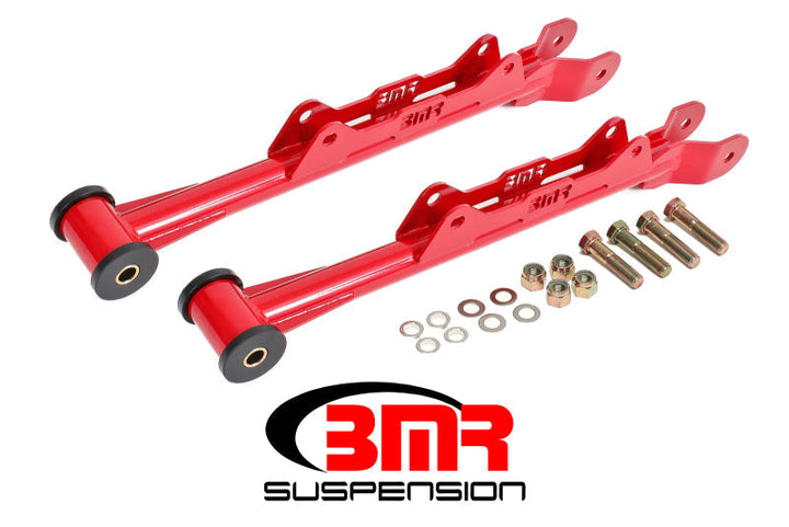 BMR 10-15 5th Gen Camaro Chrome Moly Non-Adj. Rear Lower Control Arms (Delrin) - Red - Premium Control Arms from BMR Suspension - Just 1652.51 SR! Shop now at Motors