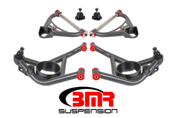 BMR 70-81 2nd Gen F-Body Upper And Lower A-Arm Kit - Black Hammertone - Premium Control Arms from BMR Suspension - Just 3527.95 SR! Shop now at Motors