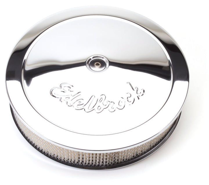 Edelbrock Air Cleaner Pro-Flo Series Round Steel Top Paper Element 14In Dia X 3 75In Dropped Base - Premium Air Filters - Universal Fit from Edelbrock - Just 164.96 SR! Shop now at Motors