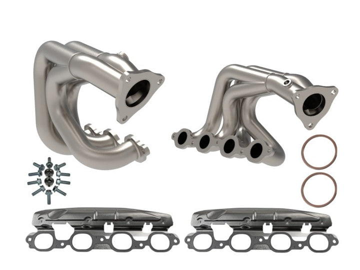 aFe Twisted 304SS Header 2020 Chevy Corvette (C8) 6.2L V8 - Titanium Ceramic Coated - Premium Headers & Manifolds from aFe - Just 8622.61 SR! Shop now at Motors