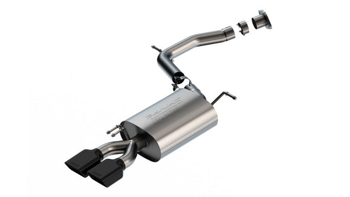 Borla 2023 Hyundai Palisade/20-22 Kia Telluride 3.8L V6 S-Type Axle-Back Exhaust w/ Black Chrome Tip - Premium Axle Back from Borla - Just 3183.36 SR! Shop now at Motors