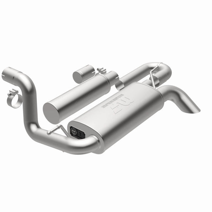 MagnaFlow 18-23 Jeep Wrangler JL 2.0L/3.6L Overland Series Axle-Back Exhaust - Premium Axle Back from Magnaflow - Just 2978.38 SR! Shop now at Motors