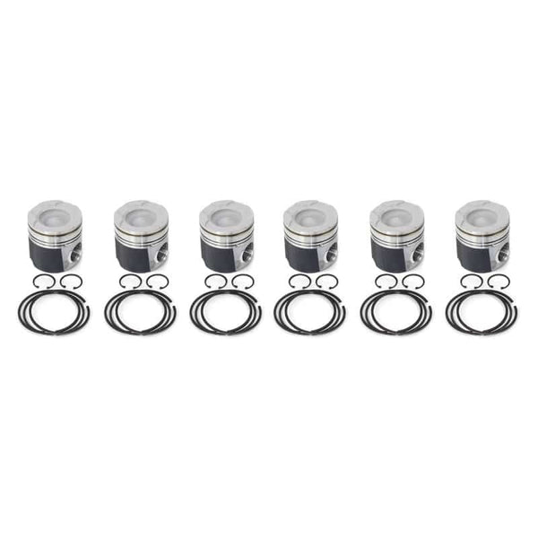 Industrial Injection 04.5-07 Dodge 24V .020 Oversized Piston w/Rings Wrist Pins / Clips(Set)