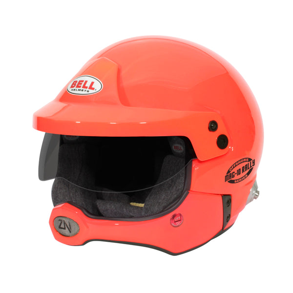 Bell Mag-10 Rally Pro (HANS) 60 (7 1/2) FIA8859/SA2020 - Size 60 (Orange)