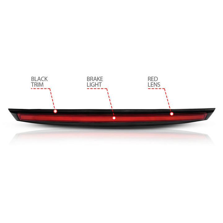 ANZO 2007-2014 Chevrolet Suburban 1500 LED 3rd Brake Light Black Housing Red Lens w/ Spoiler 1pc - Premium Lights Corner from ANZO - Just 1118.94 SR! Shop now at Motors