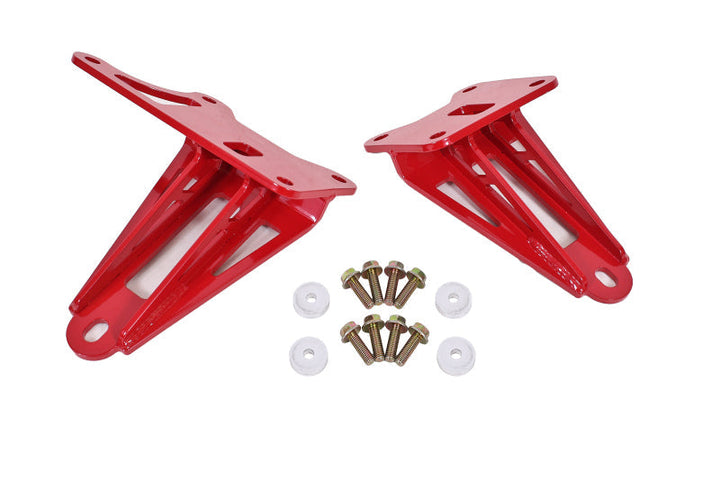 BMR 11-17 S197 Mustang Motor Mount Brackets - Red - Premium Engine Mounts from BMR Suspension - Just 525.67 SR! Shop now at Motors