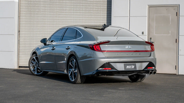 Borla 21-23 Hyundai Sonata SEL Plus/Limited 1.6L L4 (T) FWD S-Type Cat-Back Exhaust - Bright Chrome - Premium Catback from Borla - Just 3612.90 SR! Shop now at Motors