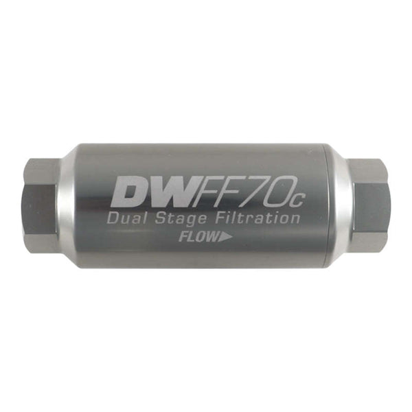 DeatschWerks 10AN Female 10 Micron 70mm Compact In-Line Fuel Filter Kit - Premium Fuel Filters from DeatschWerks - Just 446.40 SR! Shop now at Motors