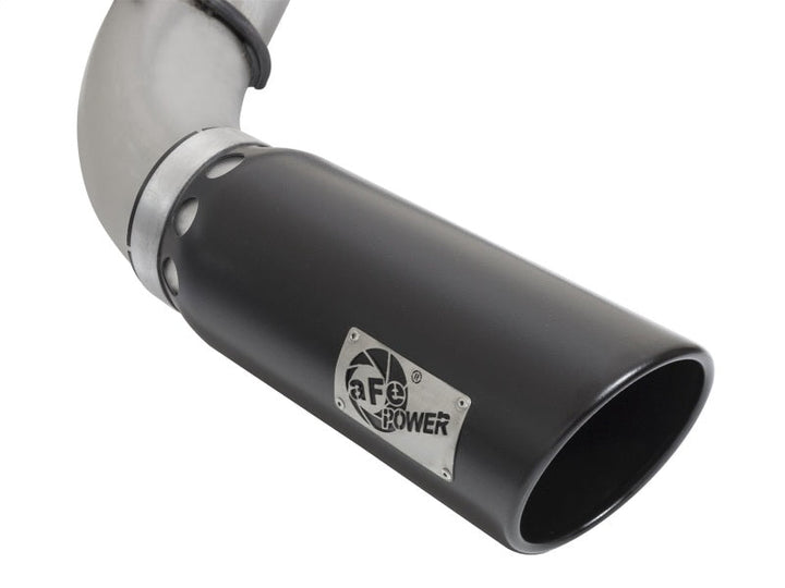 aFe LARGE BORE HD 5in DPF-Back SS Exhaust w/ Black Tip 2016 Nissan Titan 5.0L V8 (td) CC SB - Premium DPF Back from aFe - Just 2420.90 SR! Shop now at Motors