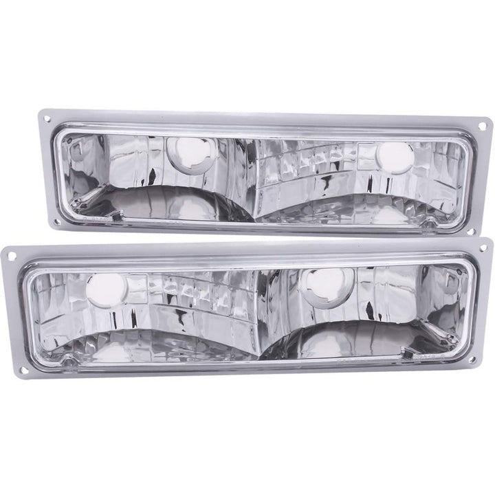 ANZO 1988-1998 Chevrolet C1500 Euro Parking Lights Chrome - Premium Lights Corner from ANZO - Just 249.45 SR! Shop now at Motors