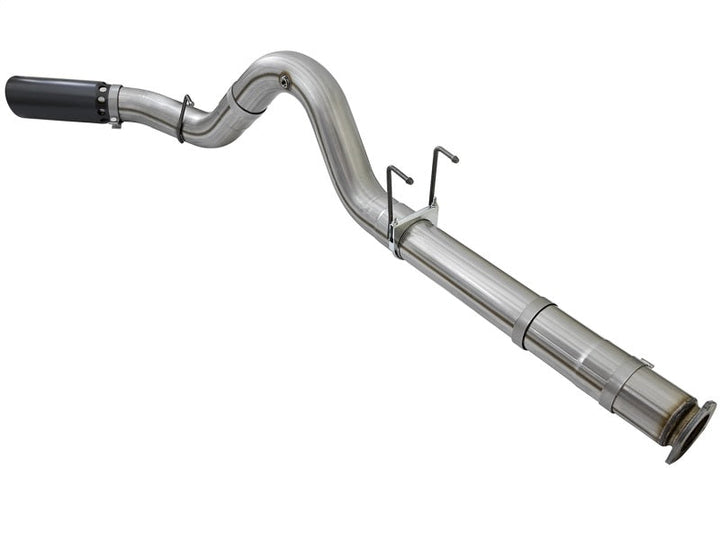 aFe Large Bore-HD 5in DPF Back 409 SS Exhaust System w/Black Tip 2017 Ford Diesel Trucks V8 6.7L(td) - Premium DPF Back from aFe - Just 2420.90 SR! Shop now at Motors