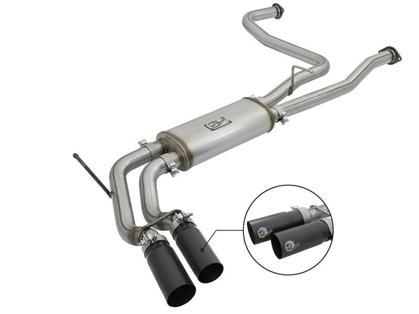 aFe POWER Rebel Series 2-1/2in 409 SS Cat Back Exhaust w/ Black Tips 16-17 Nissan Titan V8 5.6L - Premium Catback from aFe - Just 4353.87 SR! Shop now at Motors