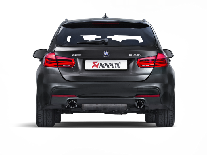 Akrapovic 16-17 BMW 340i (F30 F31) Evolution Line Cat Back (SS) w/ Carbon Tips (Req. Link Pipe) - Premium Catback from Akrapovic - Just 10909.35 SR! Shop now at Motors