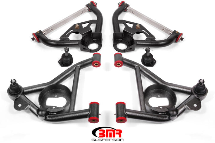 BMR 78-87 G-Body Upper And Lower A-Arm Kit - Black Hammertone - Premium Control Arms from BMR Suspension - Just 2964.95 SR! Shop now at Motors