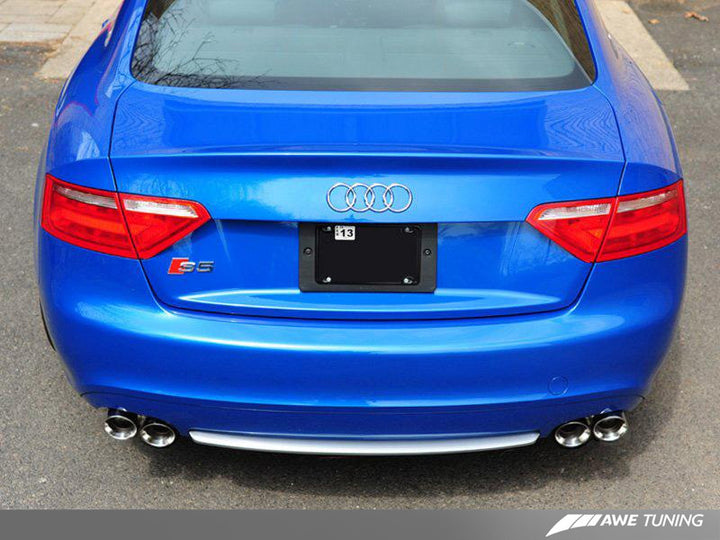 AWE Tuning Audi B8 S5 4.2L Track Edition Exhaust System - Polished Silver Tips - Premium Catback from AWE Tuning - Just 5043.69 SR! Shop now at Motors