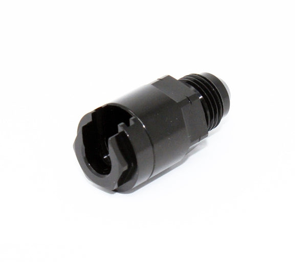 Torque Solution Locking Quick Disconnect Adapter Fitting: 3/8in SAE to -8AN Male Flare