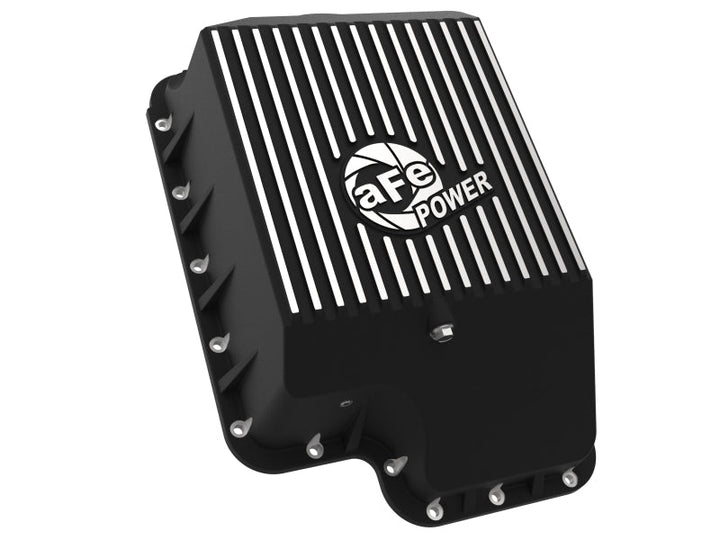 afe Transmission Pan (Black); Ford Diesel Trucks 03-10 V8-6.0/6.4L (td) - Premium Diff Covers from aFe - Just 1553.08 SR! Shop now at Motors