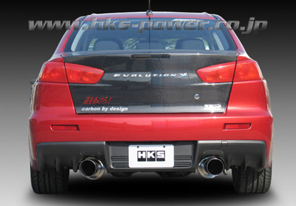 HKS 08-09 Evo 10 Hi-Power Dual Tip Catback Exhaust - Premium Catback from HKS - Just 2683.36 SR! Shop now at Motors