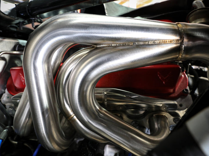 aFe Twisted 304SS Header 2020 Chevy Corvette (C8) 6.2L V8 - Titanium Ceramic Coated - Premium Headers & Manifolds from aFe - Just 8622.61 SR! Shop now at Motors