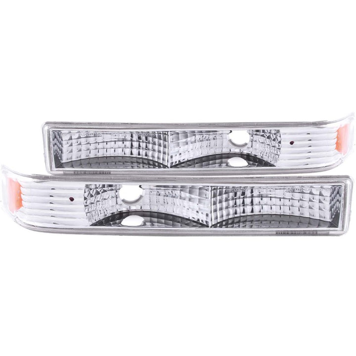 ANZO 1998-2005 Chevrolet S-10 Euro Parking Lights Chrome - Premium Lights Corner from ANZO - Just 211.91 SR! Shop now at Motors