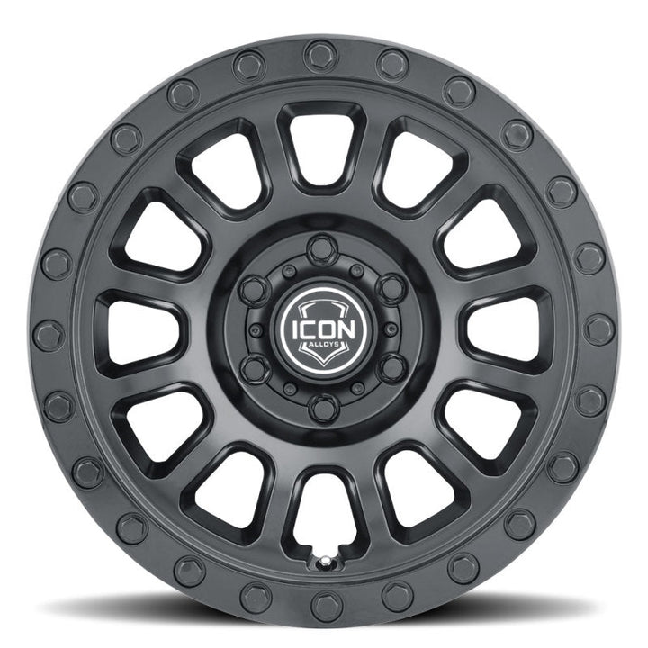 ICON Hulse 17 X 8.5 6 X 5.5 0mm Offset 4.75in BS Double Black - Premium Wheels - Cast from ICON - Just 930.29 SR! Shop now at Motors