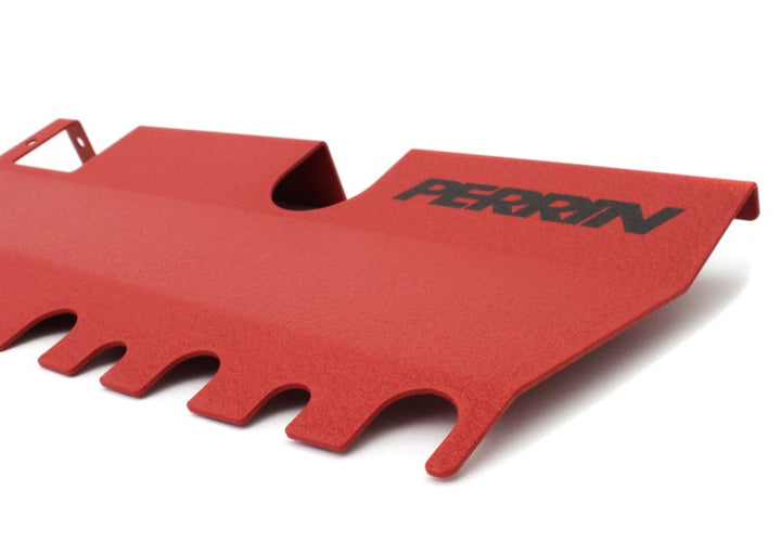 PERRIN 15-21 Subaru WRX/STI Radiator Shroud (Without OEM Intake Scoop) - Red - Premium Radiator Shrouds from Perrin Performance - Just 388.94 SR! Shop now at Motors