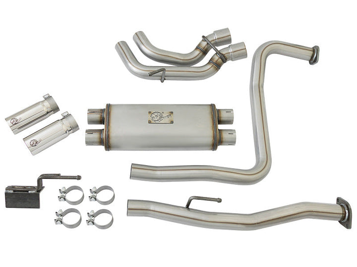 aFe Rebel Series 3in SS Cat-Back Exhaust System w/ Polished Tip 04-15 Nissan Titan V8 5.6L - Premium Catback from aFe - Just 3948.51 SR! Shop now at Motors