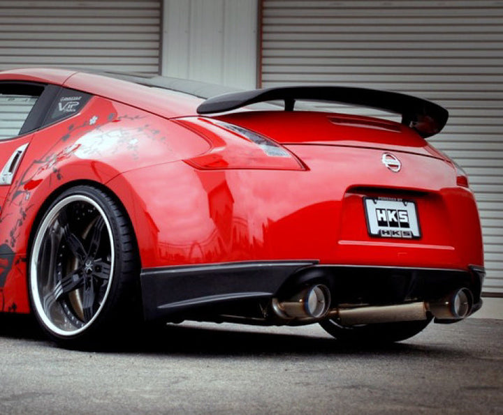 HKS 09+ 370z Dual Hi-Power Titanium Tip Catback Exhaust (requires removal of emissions canister shie - Premium Catback from HKS - Just 6705.17 SR! Shop now at Motors