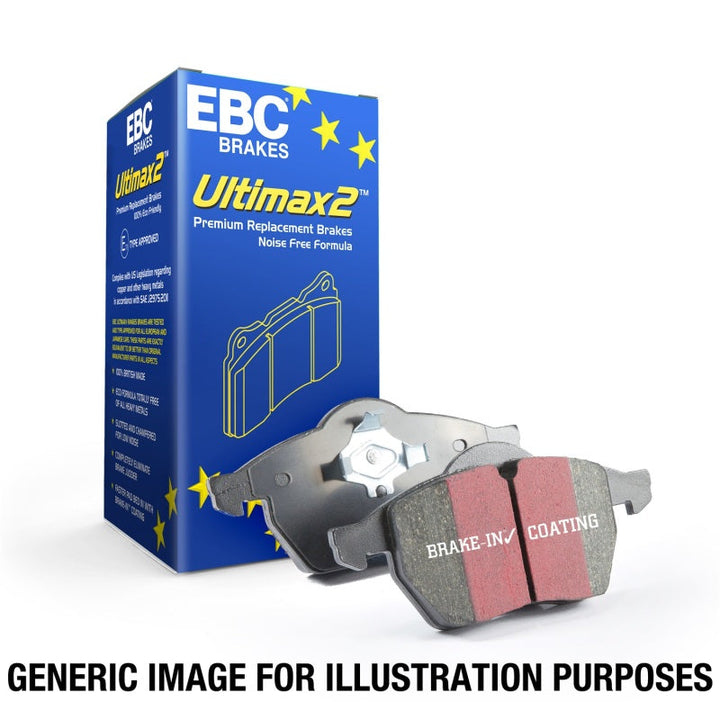 EBC 95-97 Nissan Sentra 1.6 Ultimax2 Rear Brake Pads - Premium Brake Pads - OE from EBC - Just 375.33 SR! Shop now at Motors