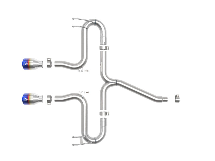 aFe Takeda 2-1/2in 304 SS Axle-Back Exhaust w/Blue Flame Tips 17-20 Honda Civic Sport L4-1.5L (t) - Premium Axle Back from aFe - Just 2946.37 SR! Shop now at Motors