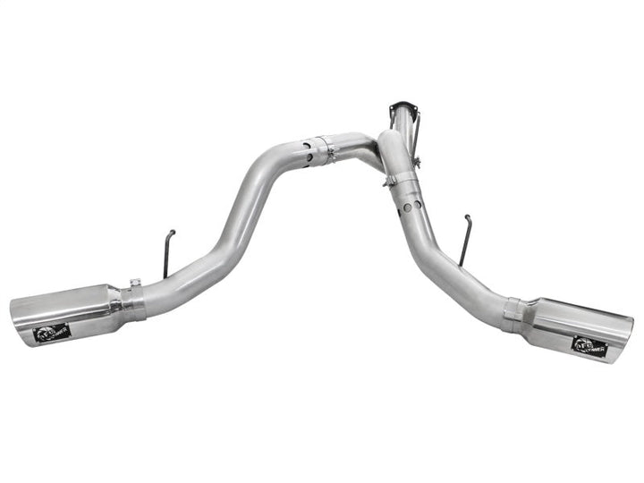 aFe Atlas Exhaust 4in DPF-Back Exhaust Aluminized Steel Polished Tip 11-14 ford Diesel Truck V8-6.7L - Premium DPF Back from aFe - Just 2949.40 SR! Shop now at Motors