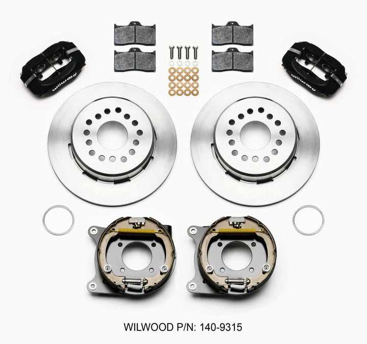 Wilwood Forged Dynalite P/S Park Brake Kit 12 Bolt 2.75in offset Staggered Shock - Premium Big Brake Kits from Wilwood - Just 3729.96 SR! Shop now at Motors