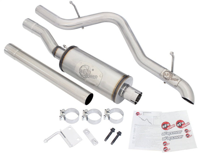 aFe MACHForce XP 2.5in SS-409 Cat-Back Exhaust 07-16 Jeep Wrangler (JK) V6-3.6L/3.8L (2-4 Door) - Premium Catback from aFe - Just 2092.76 SR! Shop now at Motors