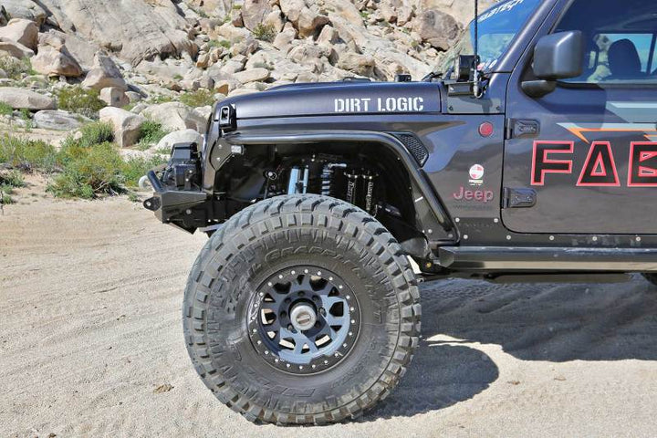 Fabtech 18-21 Jeep JL 4WD Front Steel Tube Fenders - Premium Fender Flares from Fabtech - Just 3420.06 SR! Shop now at Motors