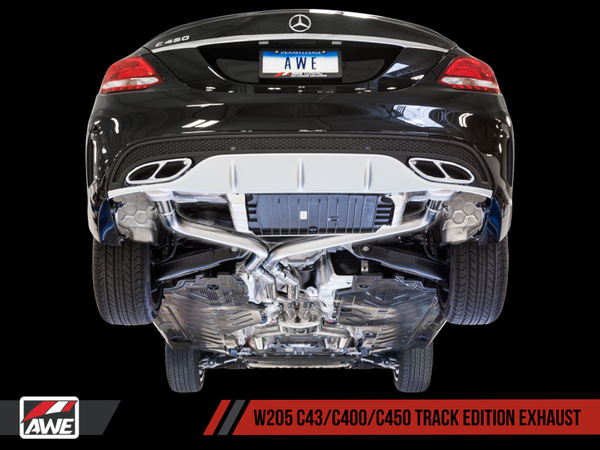 AWE Tuning Mercedes-Benz W205 C450 AMG / C400 Track Edition Exhaust - Premium Catback from AWE Tuning - Just 6324.92 SR! Shop now at Motors